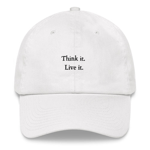 Think it. Live it. White Cap